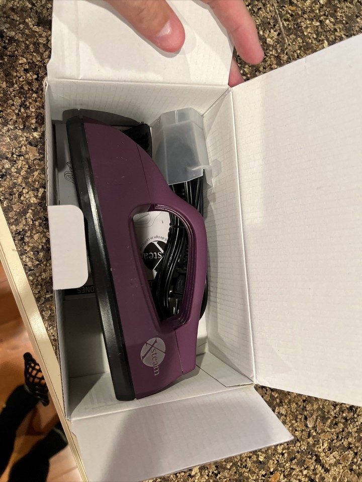 Xsteam Travel Steamer Portable Clothing Steam Iron Purple eBay