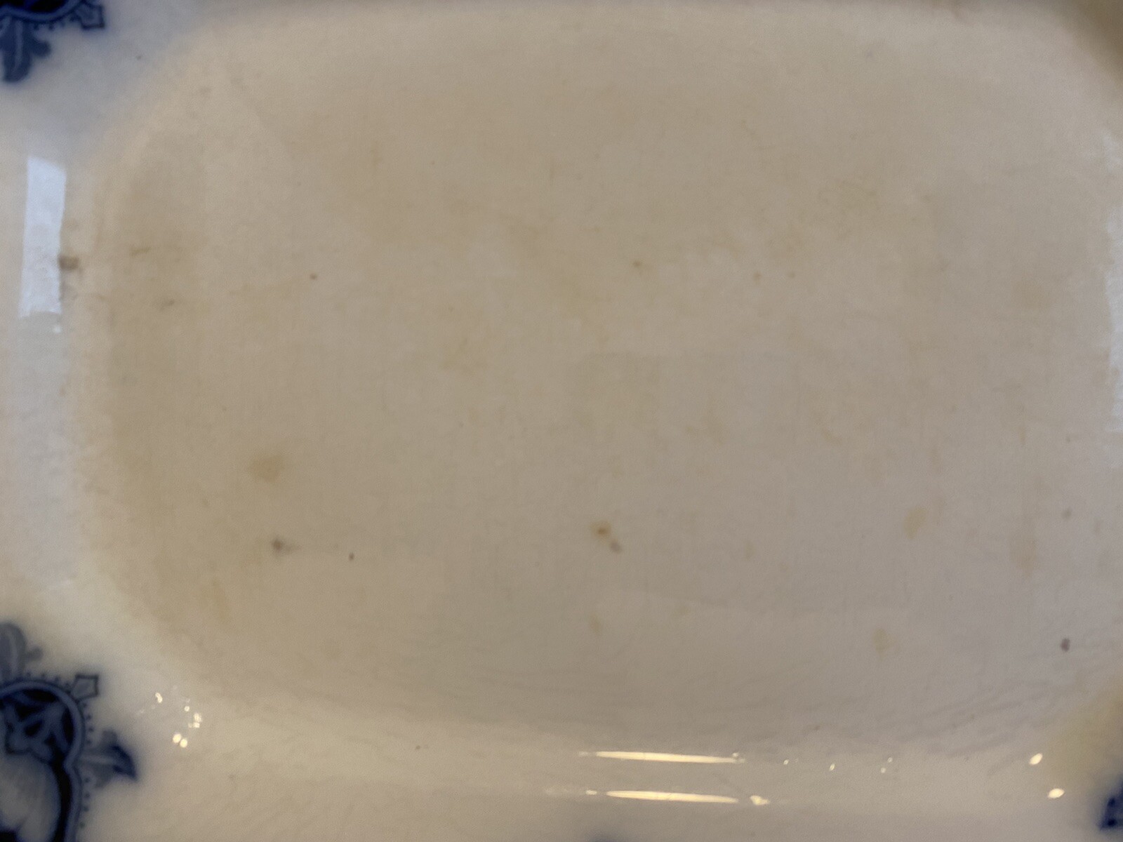 ANTIQUE BURLEIGH WARE OF ENGLAND, SEMI PORCELAIN PLATTER,"HAMILTON" 10.