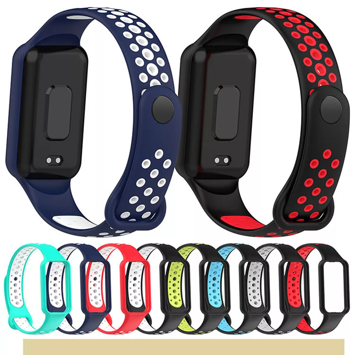 Replacement Bands Silicone Watch Strap Bracelet for Amazfit band 7 Smart  Watch