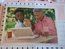 School Multicultural 12p Wood Puzzle SPED Disability Fine Motor Grandmother