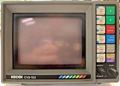 KODEN CVS-102 ECHO SOUNDER MARINE CRT Dual Beam Triducer DISPLAY ONLY