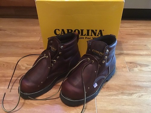 Carolina 508 Mens 6 In Broad Toe Metatarsal Guard Work Boot USA Made 10 EE NEW