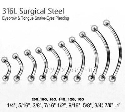 thruster dildo Tongue Rings Barbell Snake Eye Piercing
