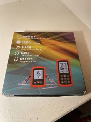 Newxton Dual Probe Remote Wireless Digital Cooking Grill BBQ Meat Thermometer