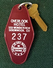 LIMITED TIME!! Shining Overlook Hotel Keychain/Keyring BUY ONE-GET ONE FREE!!!
