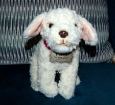 FAO Schwarz White Labradoodle Plush Puppy Dog 2021 Realistic Stuffed Animal Toy