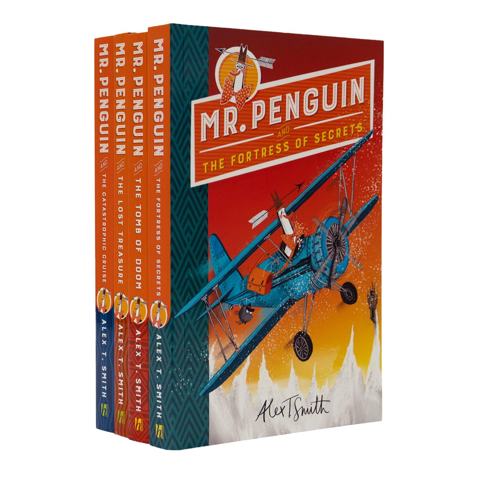 Hodder & Stoughton Women's Black/Orange Mr. Penguin Series By Alex T. Smith 4 Books Collection Box Set - Age 6-9 - Paperback - Image 2