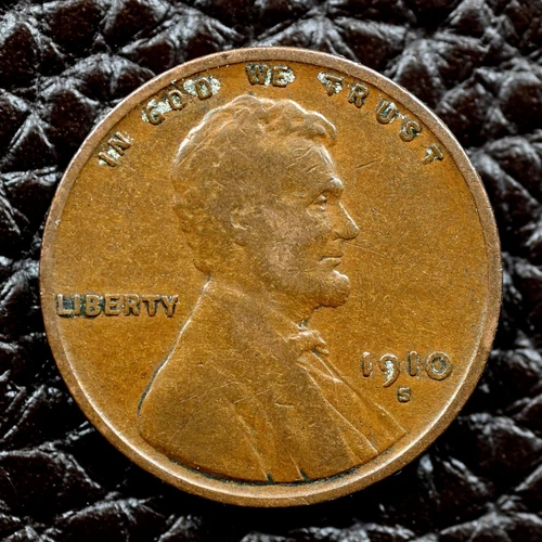 1910-S Lincoln Wheat Cent ~ FINE (F / FN) Condition ~ COMBINED SHIPPING!