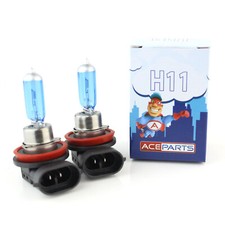 For Fiat 124 Spider H11 55w Super White Dipped Low Beam Halogen Headlight Bulbs