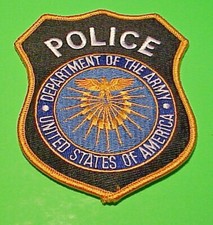 DEPARTMENT OF THE ARMY  ( 4 1/2" VARIETY )   POLICE PATCH  FREE SHIPPING!!!
