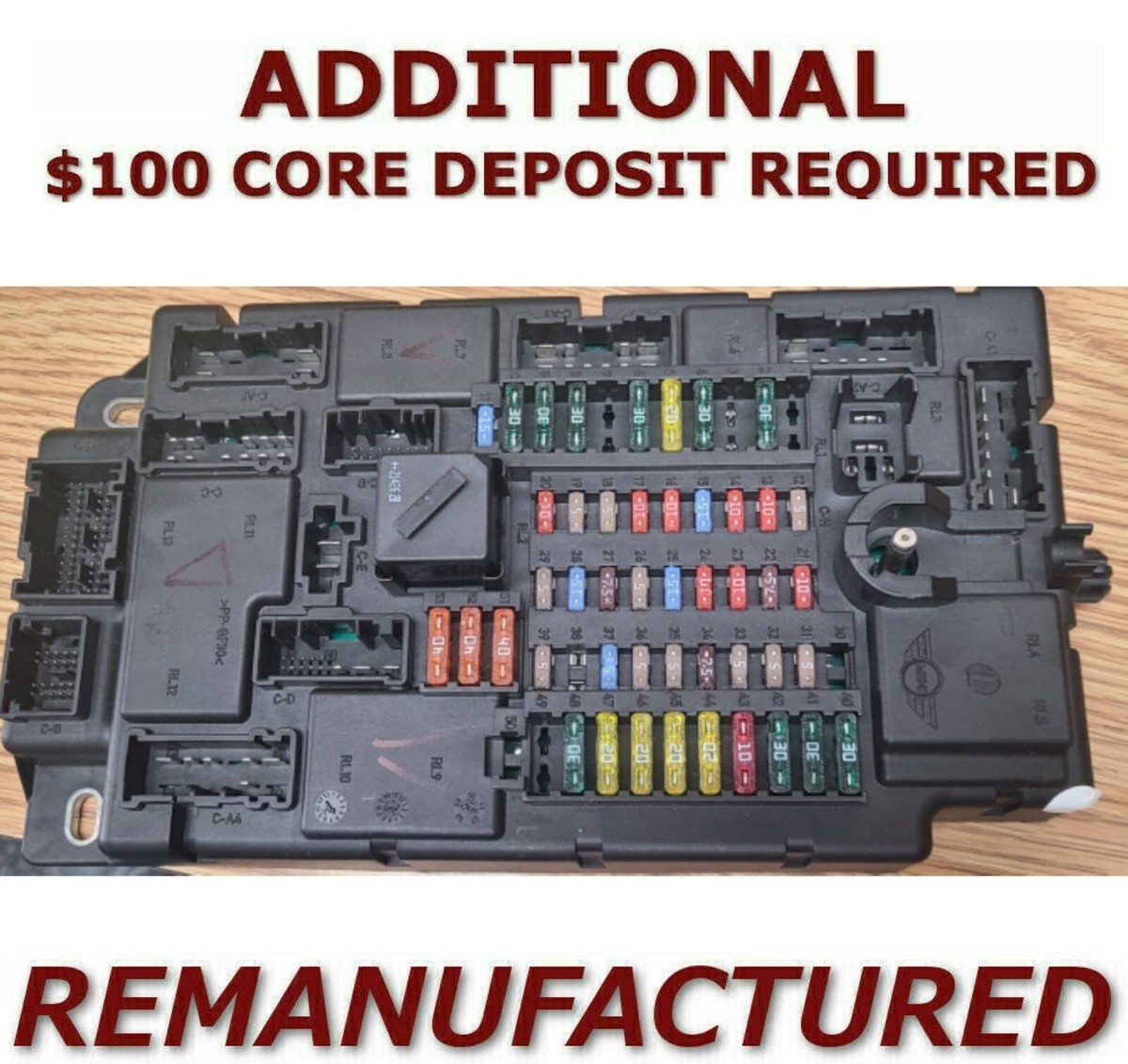 REMAN 2007-2013 Mini Cooper Junction Fuse Box 3455235-02 519398077