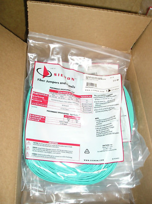 Siemon FJ2-LCLC5V-35AQ Fiber Jumper, 35 Meter, Aqua Jacket - **NEW** | eBay