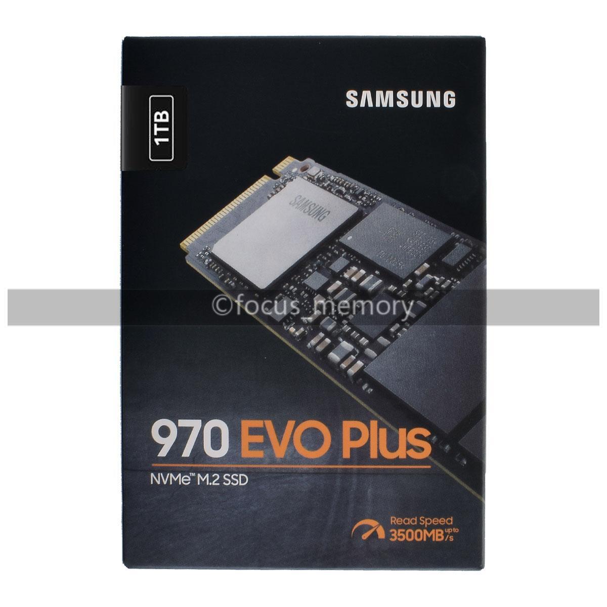 Samsung 970 EVO Plus 1TB Internal SSD PCIe Gen 3 x4 NVMe M.2