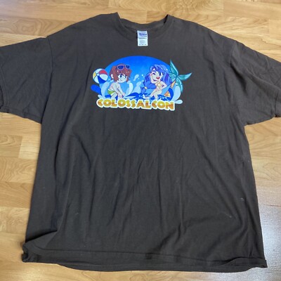 Colossalcon Festival Shirt Mens 2xl  Xxl Cosplay Japanese Anime Cartoon DJs