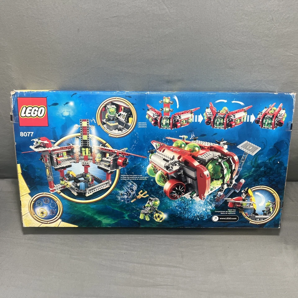 LEGO Atlantis: Atlantis Exploration HQ (8077) Brand New Factory Sealed - Image 3 of 4