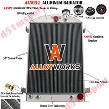 3 Row Radiator Aluminum For 1935 1936 Ford Model A 28 Stock Height Chevy Engine 3 Row Radiator Aluminum For 1935 1936 Ford Model A 28 Stock Height Chevy Engine