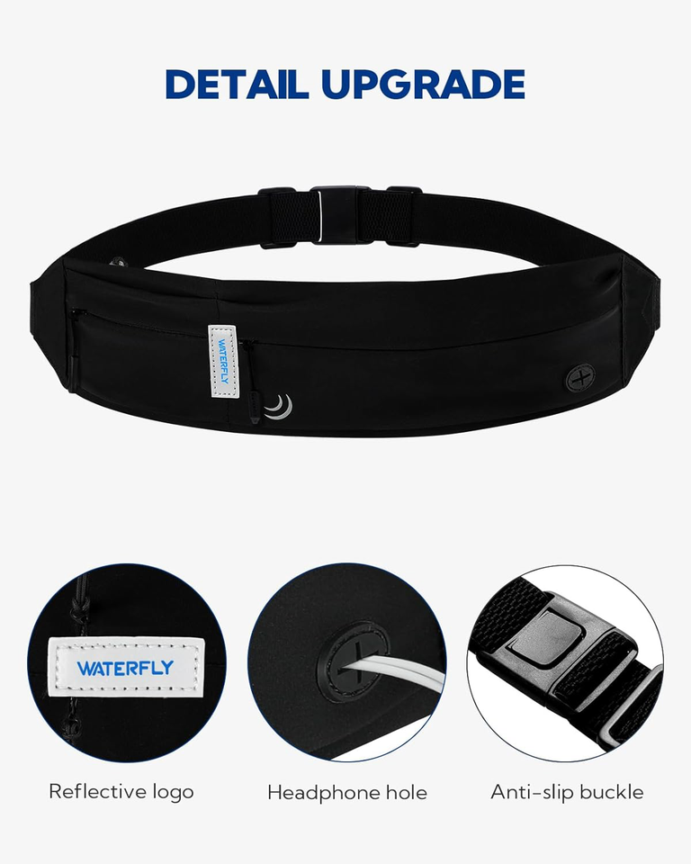 Waterfly Running Belt Bum Bag Runner Marathon Jogging Waist Pack Sport