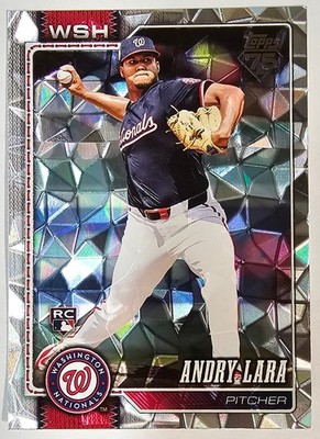 2026 Topps Series 1 Baseball #36 Andry Lara Washington Nationals RC Diamante