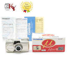     TOP MINT in Box Olympus Mju  III 135 Point  Shoot 35mm Film Camera JAPAN