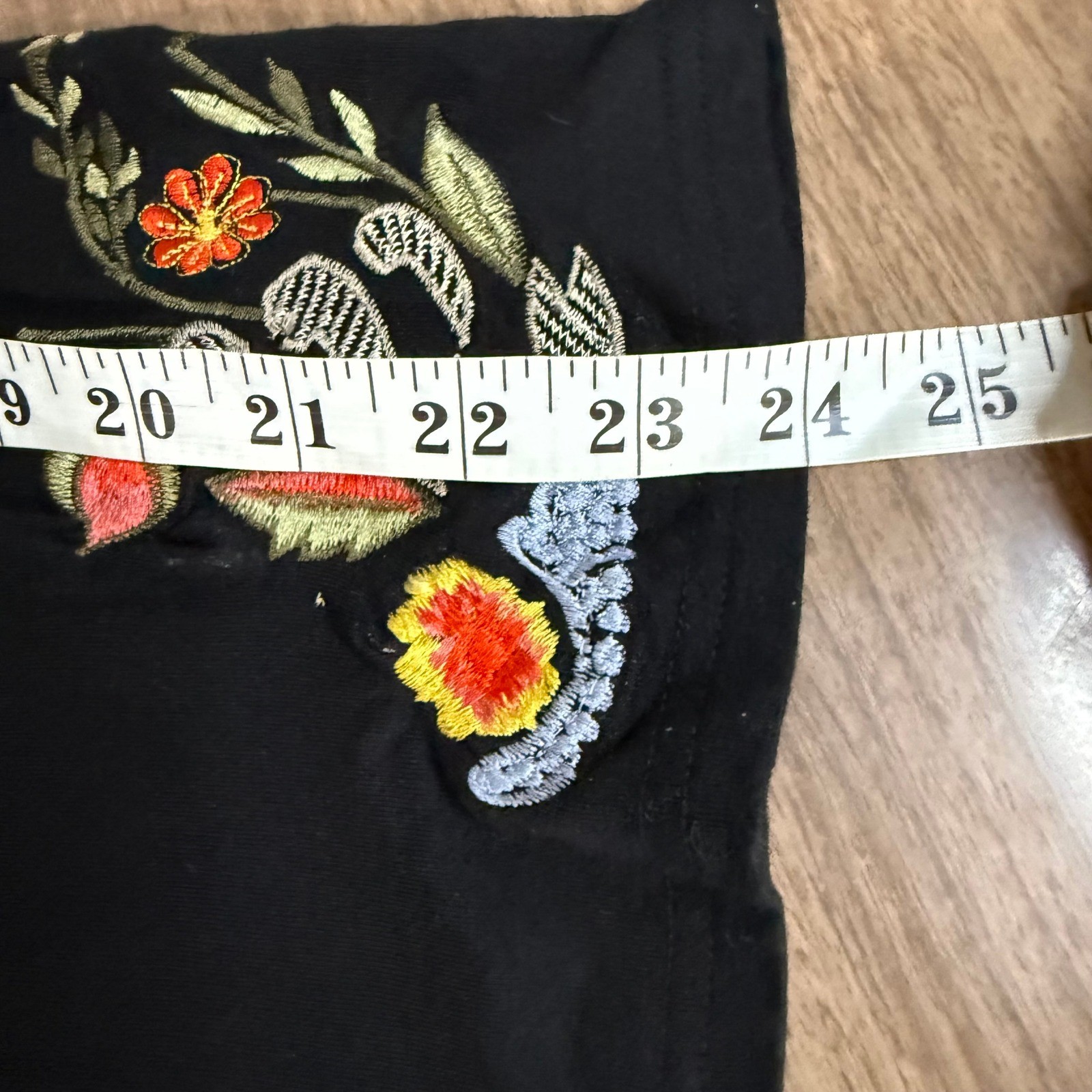 Vintage Collection Embroidered Blouse Womens XL Black Mesh Boho Excellent Top image 5