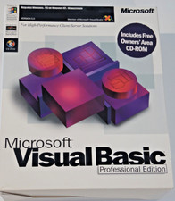 Microsoft Visual Basic 5.0 Professional Edition VB5 Pro CD-ROM in confezione di vendita