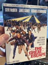 THE GREAT ESCAPE 4K - KINO - w OOP SLIPCOVER + BONUS DVD / BOOKLET