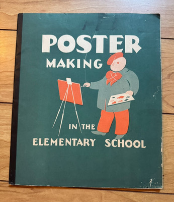 Poster Making in the Elementary School, 1948, back paper