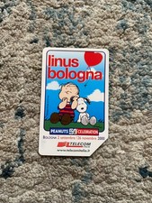 Scheda Telefonica Rara Linus Bologna Tiratura 45000