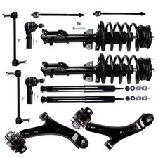 12x Front Rear Strut Shock Suspension Kit For 2005-2008 Ford Mustang Base Gt
