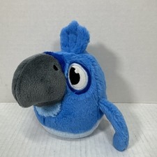 Angry Birds Rio Plush Blue Macaw Tropical Bird Movie Stuffed Animal Toy