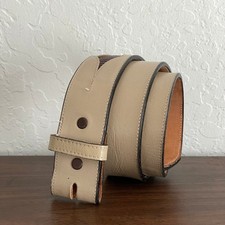 VTG Tony Lama Buckle Belt size 28 Beige/Brown Alligator Lizard Leather Western