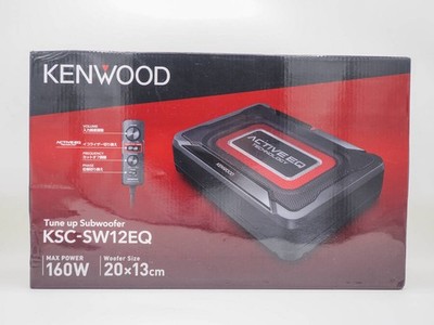 KENWOOD KSC-SW12EQ Compact Active Powered Subwoofer Under Seat Equalizer