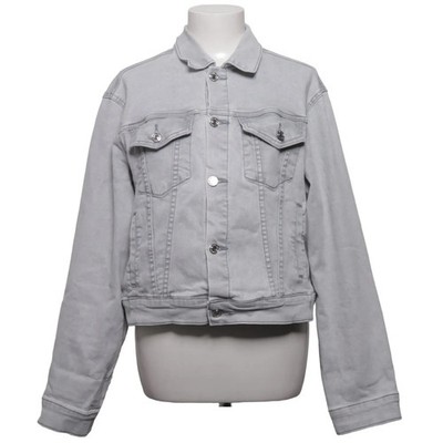 Levella, Jeansjacke, Damen, Größe: XL, Grau, Baumwolle/Elasthan/Polyester #MDs