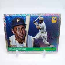 2025 Topps Chrome Platinum Willie Stargell Topps Logo Refractor /499 Pirates