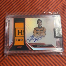 2024 Topps Dynasty F1 Oscar Piastri Patch Autograph /5 HILTON H DAP-OPIII