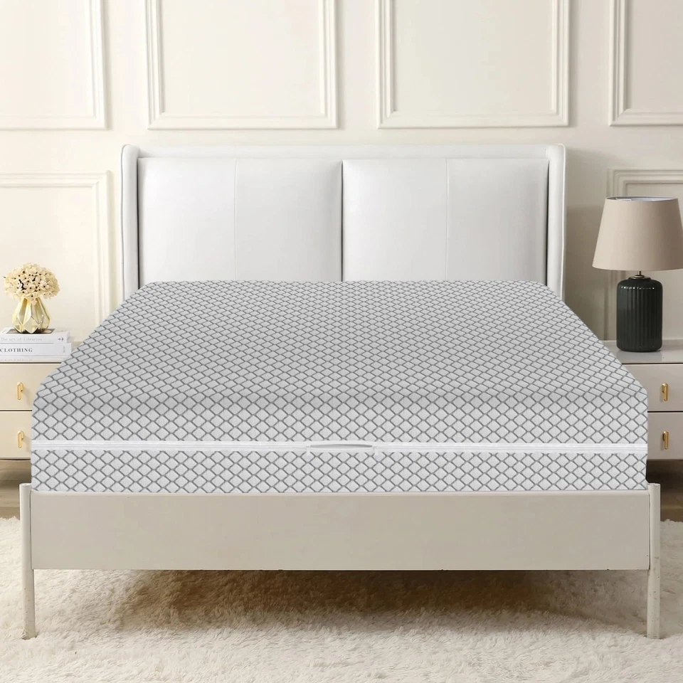 ANTI BED BUG Zipped Mattress Protector Total Encasement Zip Cover King All Sizes - Image 4 of 4