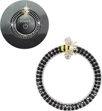Bee Car Accessories Engine Start Button Ring Girly Push Start Stop Button Decor