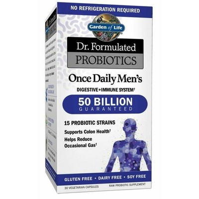 Dr. Formulated Probiotics,Once Daily Men's 50 Billion 30ct Exp 6/2026