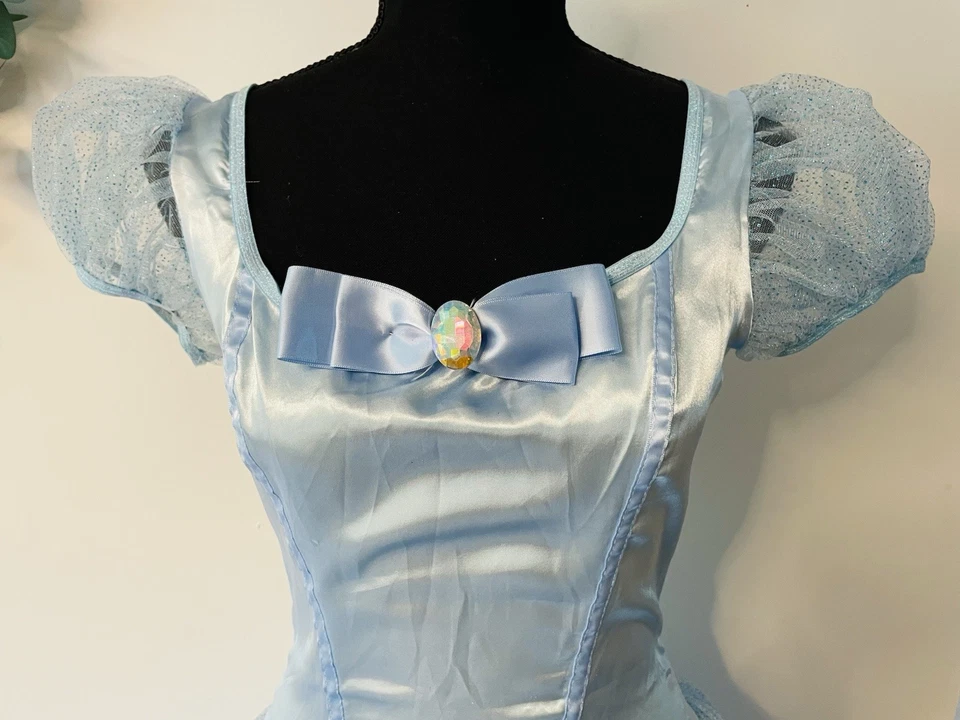 Disney Princesa Clásico Disfraz de Cenicienta con Diadema y Gargantilla Mujer’s M Foto 3 de 4