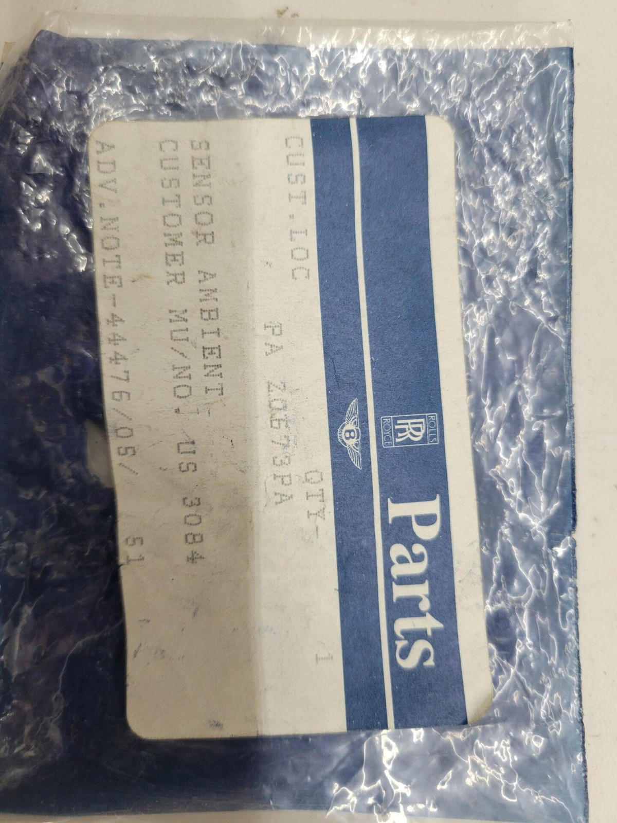 Rolls Royce / Bentley SENSOR AMBIENT PA20673PA