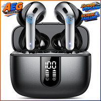 Bluetooth KopfhöRer In Ear Kabellos 50H Tiefer Bass Noise Cancelling IPX7