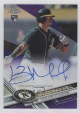 2017 Topps Chrome Rookie Purple Refractor 81/250 Bruce Maxwell #RA-BM Auto 0t5h