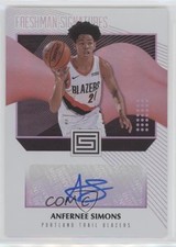 2018-19 Panini Status Freshman Signatures Anfernee Simons #FS-ASM Auto 02ez