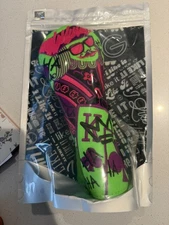 Swag Golf November Collectors Club Defaced King Fairway Wood Cover Neon Green