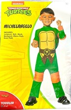 Teenage Mutant Ninja Turtles - Michelangelo - Costume - Size Toddler - 3T-4T