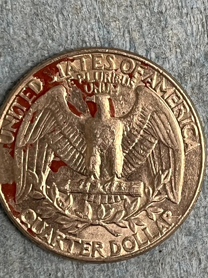 1990 P US Qtr ERROR-NO EYE, NO MOUTH, DDO,DDR, Very Silver Look - Image 3 of 3