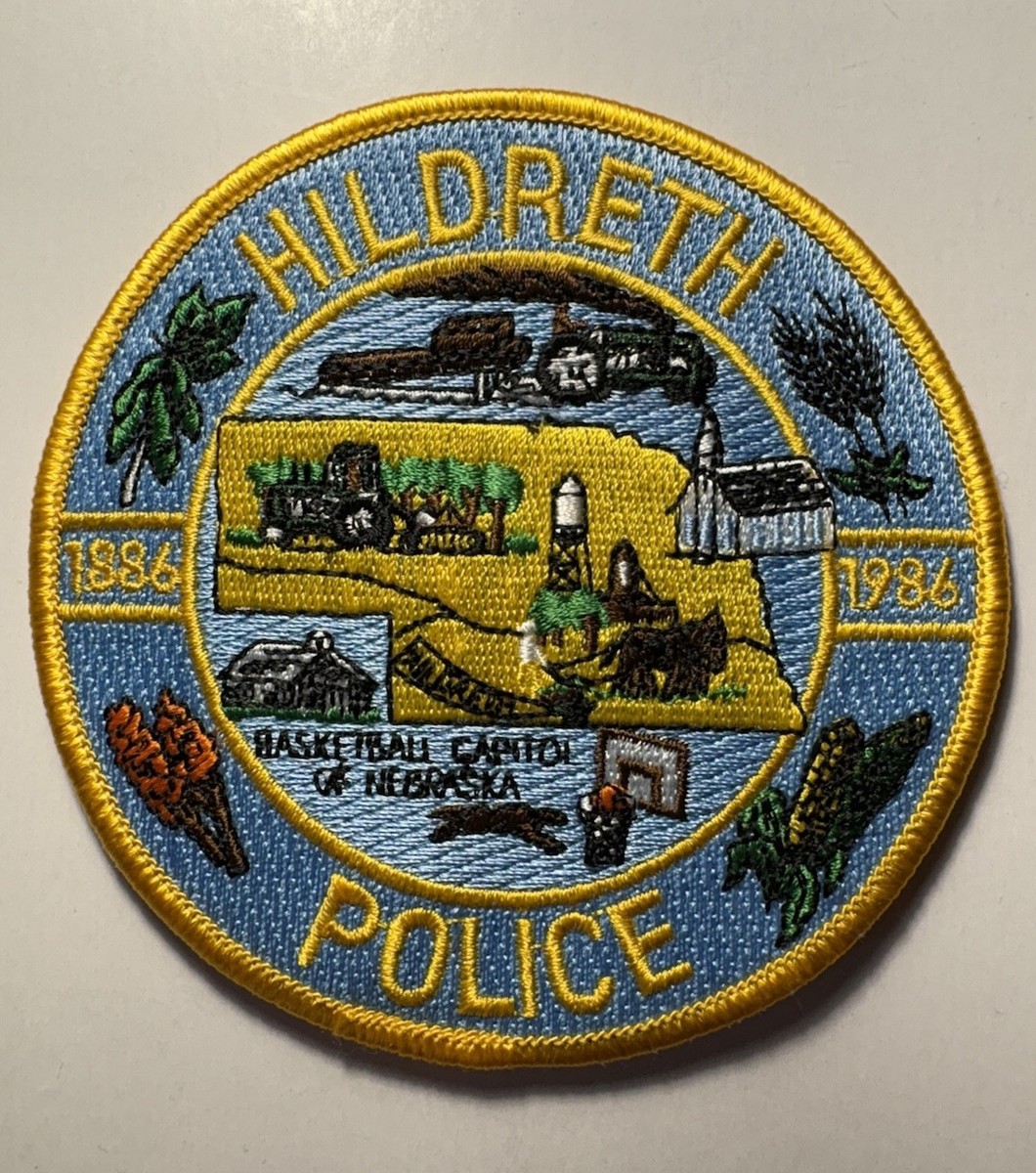 Hildreth Nebraska Police Patch | eBay