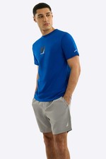 Nautica Mens T-Shirt Achieve Tee Cobalt Blue
