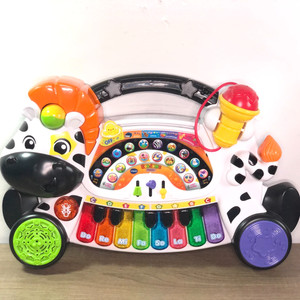 VTech Zoo Jamz Piano Keyboard 4 In 1 instrument Developmental Baby Toys Works