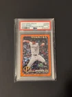2024 Topps Update- Debut Paul Skenes Orange Crackle Foilboard /299 (RC) PSA 10